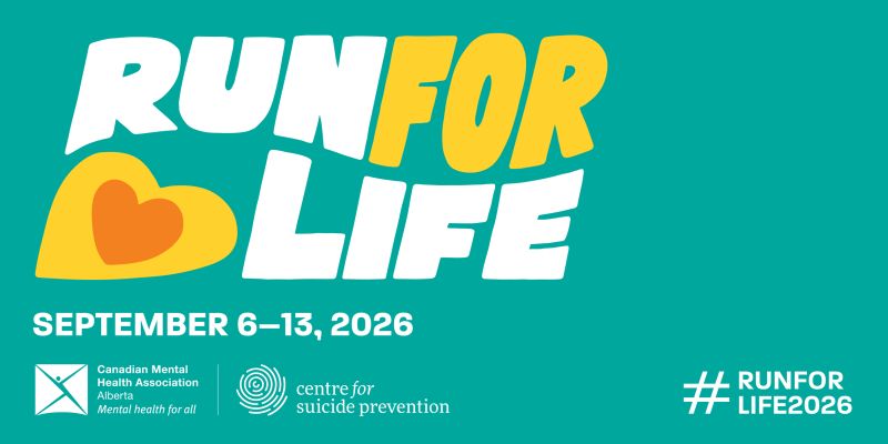 Run for Life September 6-13 2026 event supporting mental health and suicide prevention